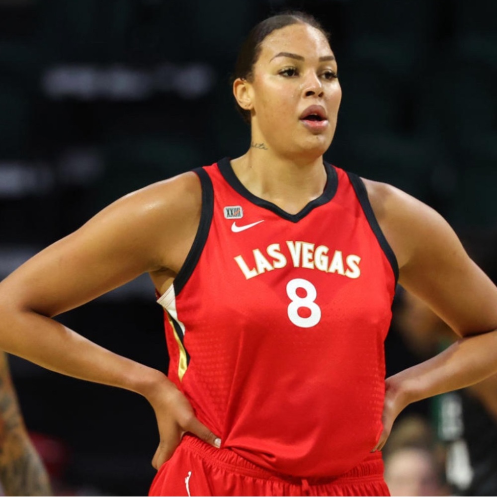 Nike WNBA Las Vegas Aces #8 Elizabeth Cambage Victory Basketball Jersey Size L